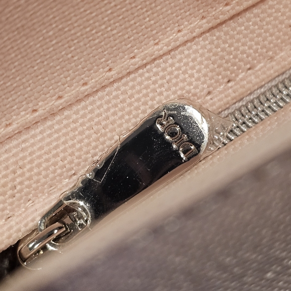 Christian Dior Signature "CD" Clutch w/Crossbody Chain, Twilly, & Charms Added - Picture 13 of 17